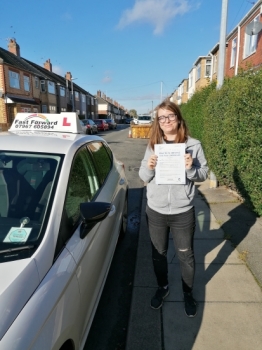 well done on passing your driving test