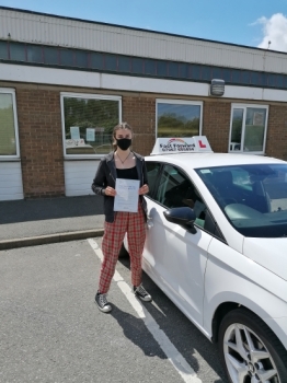 well done on passing your test 1st time